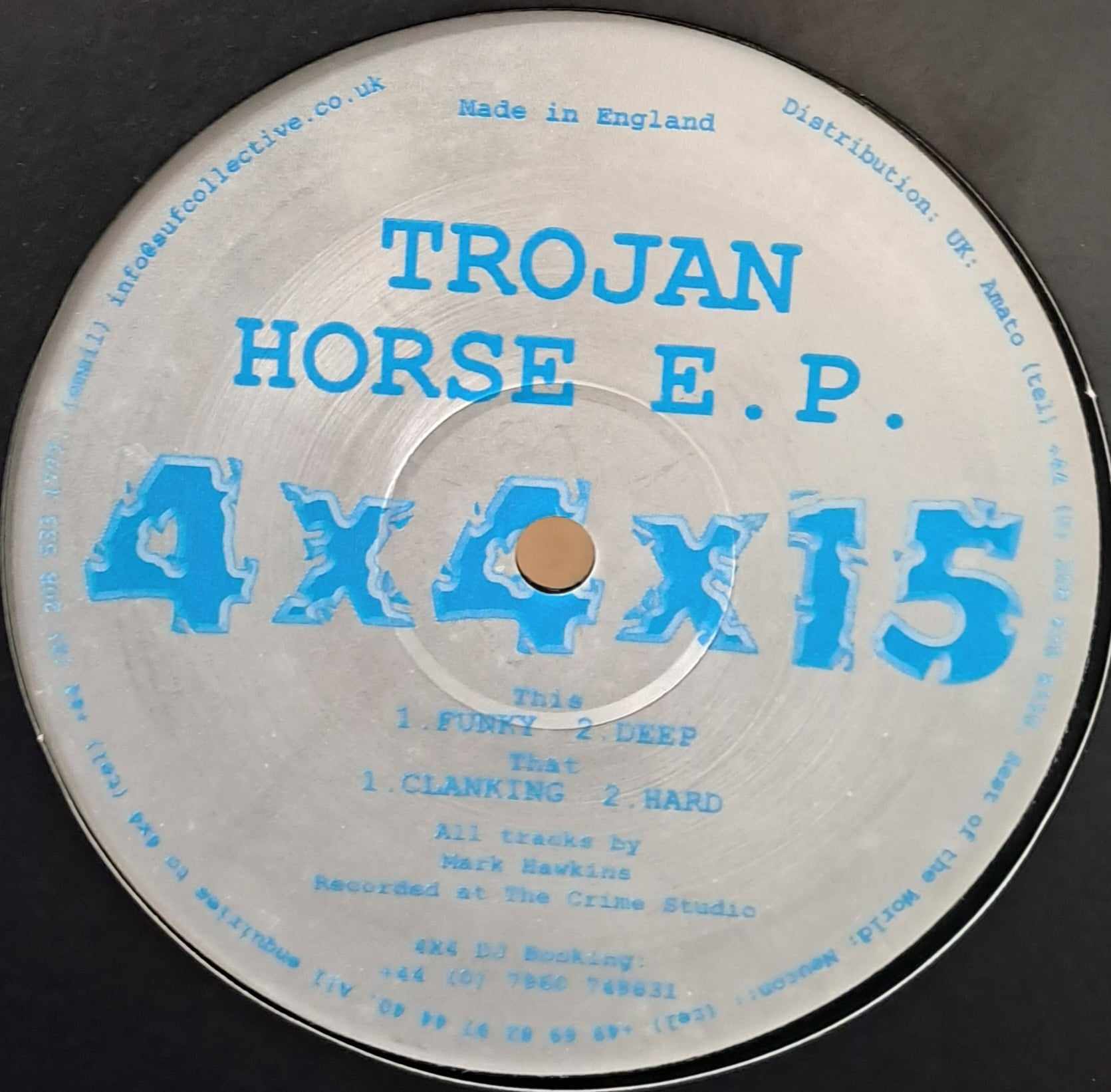 4 x 4 Recordings 15 - vinyle techno